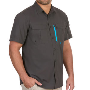 Camisa de Campamento Personalizada, Transpirable, de Poliéster y Elastano, con Protección Solar, para Senderismo y Pesca, de Secado Rápido, Manga Larga, con Botones - Product Image 2