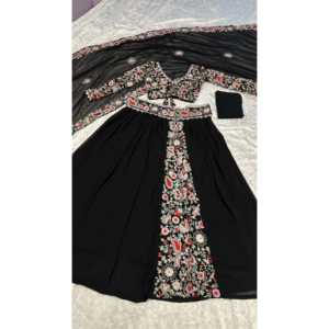 Conjuntos de Lehenga Choli para Mujer de Diseñador con Bordado de Hilo - Product Image 4