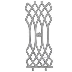 Grilles de balcon modernes en fonte et aluminium robustes, moulées par sablage, résistantes aux intempéries, avec garde-corps de sécurité, vente en gros - Product Image 1