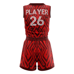 Ensemble d'uniformes de basketball personnalisés pour femmes, maillot et short respirants à séchage rapide, tenue d'équipe, fournisseur OEM en gros - Product Image 5