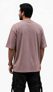 Camiseta de Hombre Oversize con Cuello Redondo, Estampado Gráfico de Rayo Rosa Empolvado, Estilo Urbano, Manga Corta, Tejido de Punto - Product Image 6