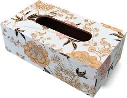 ILAHI's Marbled MDF Printed Rectangular <b>Baking</b> Paint Multifunctional Handmade Kitchen Tabletop Non-folding Storage Holder <b>Rack</b> - Product Image 1