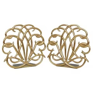 Daily Use Metal Bookends Durable Book Holder Non Slip Book Stopper <b>Office</b> Desk <b>Shelf</b> Organizer - Product Image 6