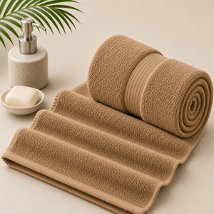 Hospital Use Eco-Friendly Organic Cotton Jacquard Weave Quick-Dry Water Absorbent Sand-Free Adult Bath Towels-Wholesale OEM - Product Image 6