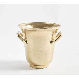 Seau à glace noir martelé avec poignées dorées, style français, en acier inoxydable étanche, refroidisseur à vin, cadeaux pour bar à domicile - Product Image 2