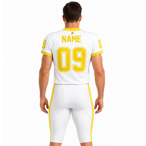 Uniforme de Fútbol Americano Personalizable de la Mejor Calidad, Manga Corta, 100% Poliéster, Transpirable, Ecológico, Venta en Línea - Product Image 4