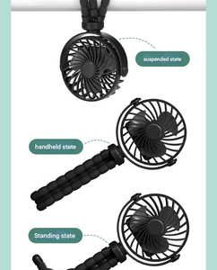 Ventilador Portátil Plegable de Escritorio Octopus Mini sin Aspas, 4 Velocidades, para Cochecito - Product Image 3