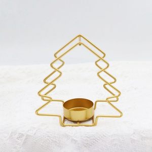 Mini Christmas candle <b>holder</b> iron art table <b>candlestick</b> small metal star tea light <b>holder</b> - Product Image 4
