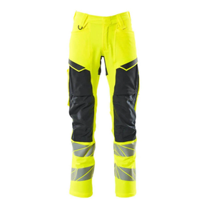 Pantalones de Trabajo de Seguridad Reflectantes de Alta Calidad para Construcción, Personalizados, con Múltiples Bolsillos, Tipo Cargo - Product Image 4
