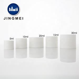 Frascos Redondos de 30 ml para Muestras de Cosméticos, Color Blanco Mate, para Crema Corporal y Crema para Ojos, Material de Tapa de Plástico - Product Image 6