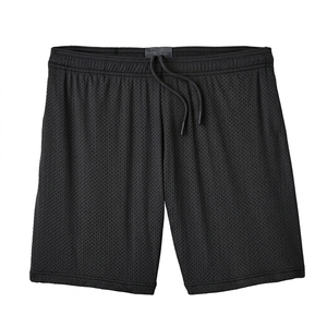 Men's Waffle Cotton Beach <b>Shorts</b> Mid Waist Loose Fit Quick Dry <b>Waterproof</b> Solid Color Summer Casual Sports <b>Shorts</b> - Product Image 2