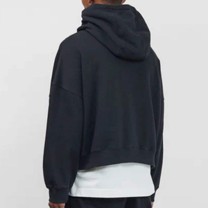 Sweat-shirt à capuche unisexe en molleton de haute qualité, 350 grammes, polyester/coton, lavé, personnalisé, lourd, avec poche, séchage rapide - Product Image 5