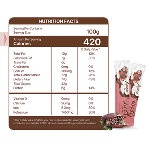 Premium Instant Acacao Chocolate Bebida en polvo Sabor a fresa HACCP Etiqueta privada certificada Fabricante de Vietnam-Caja de 286G - Product Image 5