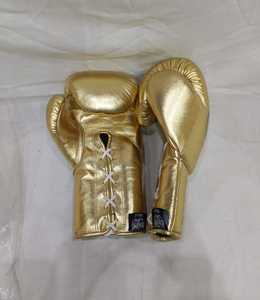 Gants de boxe en cuir véritable à lacets, vente en gros, No Boxing No Life, gants de boxe professionnels pour l'entraînement et le sparring - Product Image 2