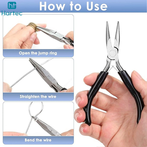 Professional Jewelry Making Pliers Heavy Duty Steel <b>Wire</b> Cutter Mini Precision Bench Loop Tool Kit For Wholesale Exporters - Product Image 3