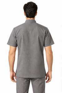 Uniforme de Trabajo para Esteticista, Túnica de Spa con Cuello Mao Antiarrugas, Uniforme Personalizado con Bordado para Salón de Belleza - Product Image 2