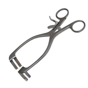 เครื่องมือผ่าตัดแบบ Retractor Mayo Adams ขนาด 6.75 นิ้ว ใบมีดสองแฉก ด้ามจับเหล็กพร้อมห่วงล็อค - Product Image 5