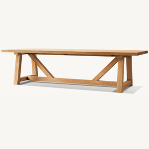 Mesa rectangular de estilo moderno en oferta para restaurante con concepto para exteriores y duradera - Product Image 1