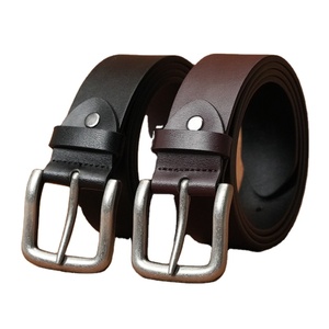 Cinturón de Cuero Vacuno y Acero Clásico y Duradero para Uso Casual y de Negocios, con Logotipo y Marca Personalizados, Impermeable, Transpirable y de Alta Calidad - Product Image 2