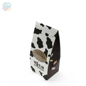 Boîte <span class=keywords><strong>d</strong></span>'emballage en papier de noix sèches personnalisée écologique pour boulangerie sushi gâteau pâtisserie café cookie avoine brownie mat stratification - Product Image 4