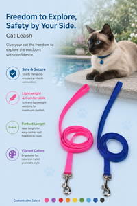 Collar Sencillo para Gatos con Campana, Correa Ajustable de Nailon para Gatos en Colores Brillantes con Hebilla Resistente y Adorable Decoración de Campana - Product Image 2