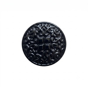 Poignée de tiroir ronde moderne en fonte, noire brillante, à insertion par boulon, pour décoration intérieure de luxe pour hôtels et maisons - Product Image 6