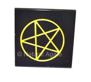 Fournisseur d'ensembles de symboles Reiki en aventurine verte de forme ronde - Product Image 3