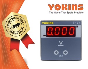 โวลต์มิเตอร์ Yokins DC 0-200V DC, รุ่น Y7-DV-200V, ขนาด 72x72 มม., รับประกันหนึ่งปี - Product Image 5