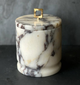 Seau à glace en marbre noir et blanc pour boissons et vin, avec mortier et pilon - Product Image 3