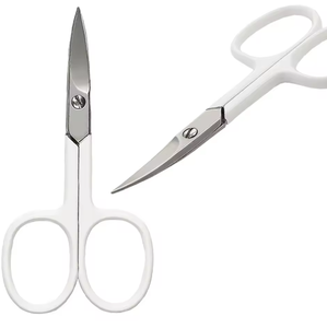 Tijeras Cosméticas de Acero Inoxidable para Cejas, Herramienta de Belleza para Pestañas, Herramienta de Manicura para el Cuidado de las Uñas con Punta Afilada - Product Image 2