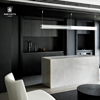 Sistema de Armários de Cozinha Personalizados, Cozinha Modular de Luxo, Personalização Completa para Projetos de Vilas Modernas, Apartamentos e Hotéis OEM