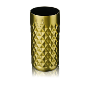 Vaso Moderno de Tamaño Mediano con Acabado Dorado, Vaso de Acero Inoxidable Personalizado, Producto de Exportación - Product Image 3