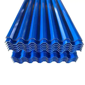 Preço de chapa de aço corrugado colorido para telhados revestidos de cor de ferro e metal de venda quente
