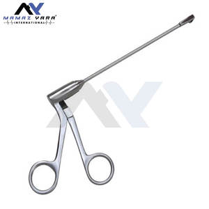 Punzón de boca ancha con punta giratoria de 90 grados, eje recto de 3.4mm, acero inoxidable, instrumentos médicos para artroplastia, artroscopia profunda - Product Image 4