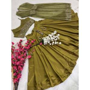 Designer 2XL Party Wear Suit <b>Set</b> with Embroidery Sequence Work Elegant and Stylish - Product Image 1