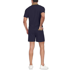 Conjunto de Dos Piezas de Verano para Hombre, Personalizado por el Fabricante, de Alta Calidad, Informal, Ecológico, con Logotipo Personalizado, para la Playa - Product Image 2