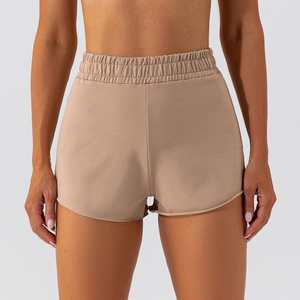 Shorts Casuales de Cintura Alta para Mujer, Talla Grande, Ecológicos, 100% Algodón, Estilo Urbano de Verano - Product Image 5