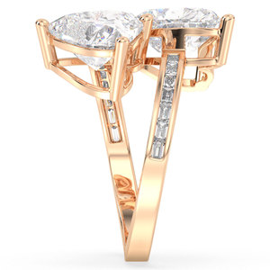 Bagues de promesse de mariage REYES de luxe en argent sterling 925 avec moissanite certifiée GRA pour femmes – Bijoux cadeaux de fiançailles très populaires - Product Image 4