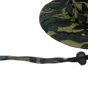 AKA <b>Camo</b> Boonie Hat Pink Embroidered Letter Camouflage Wide Brim Outdoor Adjustable Cotton Headwear Casual Fashion Hat - Product Image 2