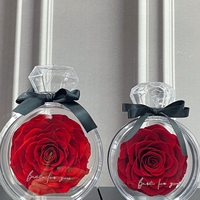 Vente en gros de mini boîtes cadeaux créatives pour la Saint-Valentin, Noël, la remise des diplômes, les anniversaires, avec une grande rose éternelle préservée
