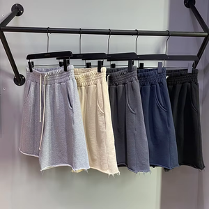 Fournisseur en gros de shorts en coton premium French Terry, shorts décontractés, broderie de logo personnalisé OEM, marque privée, vêtements streetwear - Product Image 3