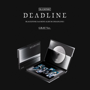BLACKPINK 3er MINI ÁLBUM DEADLINE GRAY Ver. Libro Electrónico K-Pop (CD) con Materiales de Papel y Plástico, Idioma Coreano - Product Image 2