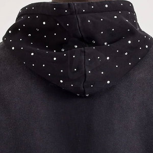 2026 New Arrival Premium Quality <b>Rhinestone</b> <b>Hoodies</b> Casual Wear Breathable <b>Rhinestone</b> <b>Hoodies</b> For Adult Sale - Product Image 5