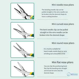 Pince coupante latérale à bec effilé en acier inoxydable pour la fabrication de bijoux - Product Image 5