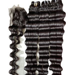 Extensiones de cabello humano Deep Ocean ondulado máquina extensión de trama 100G 8-32 pulgadas 100% cabello humano vietnamita precio al por mayor - Product Image 1