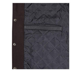 Chaquetas Varsity Lisas para Hombre al por Mayor del Fabricante Más Vendido, Chaqueta Varsity Personalizada con Mangas Estilo Letterman de Béisbol - Product Image 4