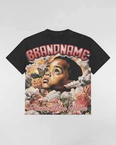 Camisetas Deportivas de Moda con Diseño Personalizado, 100% Algodón, Cuello Redondo, Corte Holgado para Hombre, Precio al por Mayor - Product Image 1