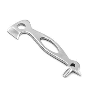 Couteau à sabots en acier Damas de qualité supérieure IRON, outil de fermeur pour le taillage des sabots, lame artisanale, outils vétérinaires, marque privée OEM - Product Image 5