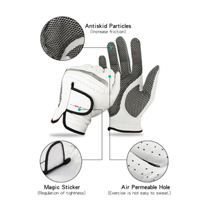 Guantes de Golf de Piel de Oveja Suave de Fábrica Directa para Adultos, Transpirables, para Mano Izquierda, Venta al por Mayor, Guantes Deportivos con Logotipo Personalizado - Product Image 5