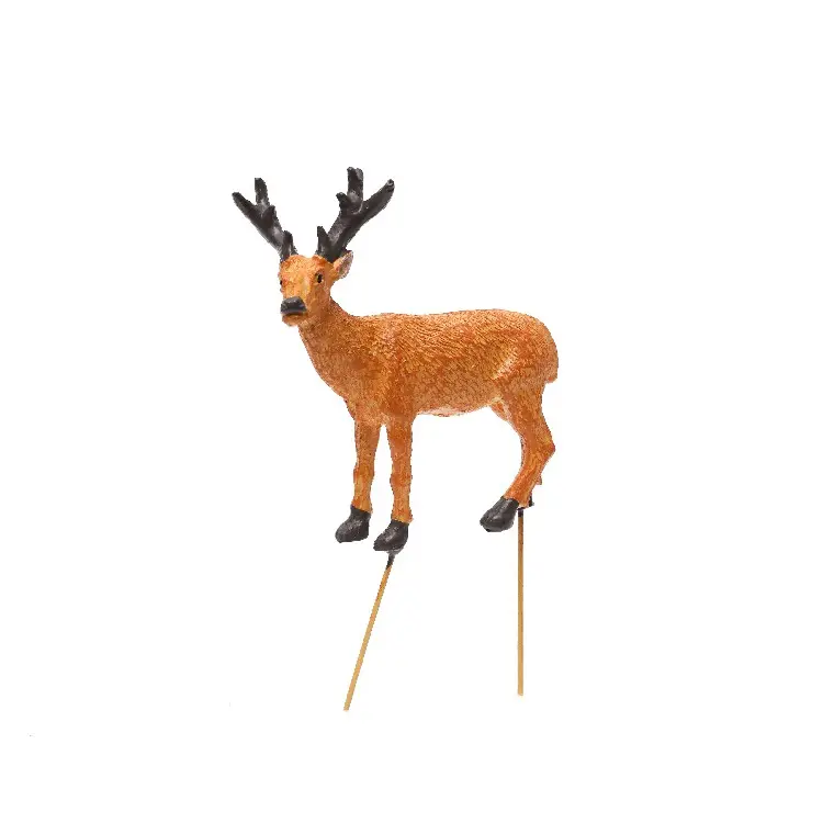 [2.9] Miniature Resin 3D Plant Terrariums Figurines DIY Parts Deer Decoration